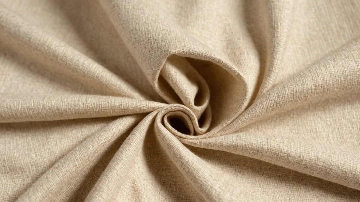 Unbleached canvas upper material detail